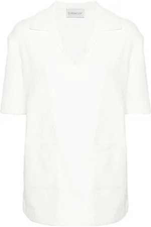 Moncler Top texturizado con aplique del logo