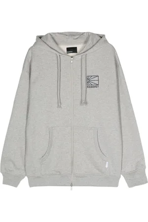 Rassvet Hoodie con logo bordado y cierre