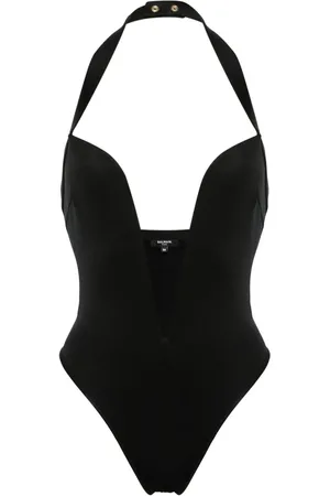 Balmain Traje de baño con escote halter
