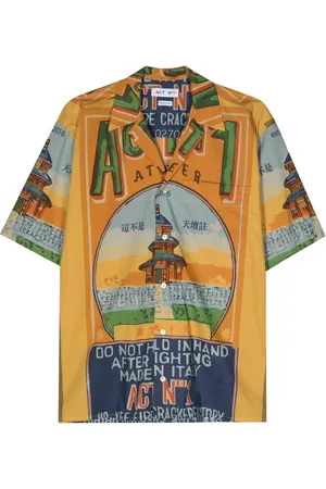 ACT N°1 Camisa con templo estampado