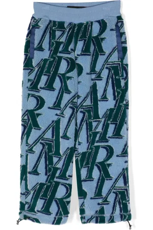 AMIRI Pants texturizados con logo estampado