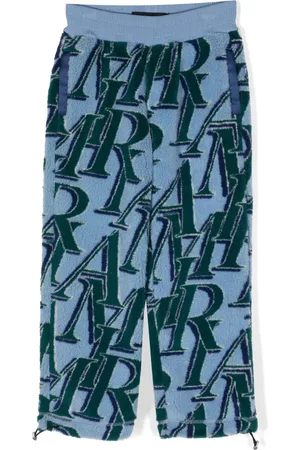 AMIRI Pants texturizados con logo estampado