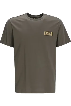 EA7 Playera con parche del logo