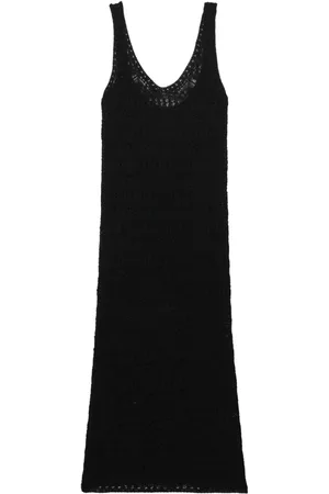 IRO Vestido midi tejido de crochet