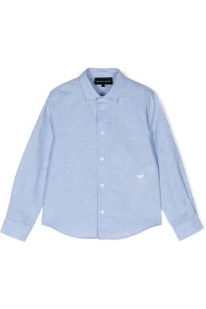 Emporio Armani Camisa con logo bordado