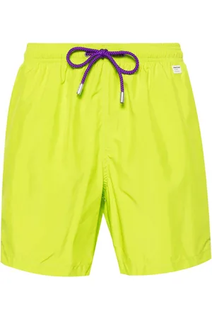 MC2 SAINT BARTH Shorts de playa con parche del logo