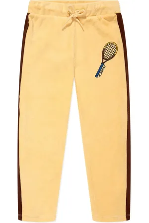 Mini Rodini Pantalones con logo bordado