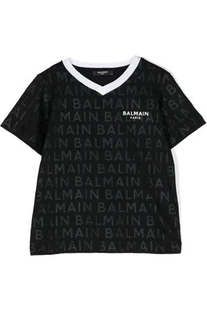Balmain Playera con logo estampado