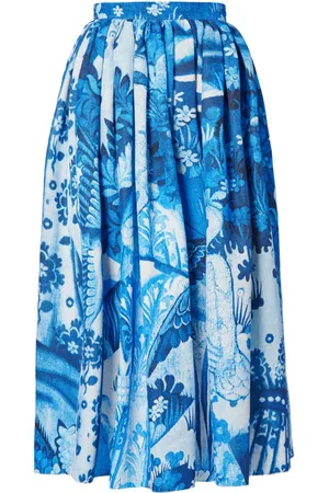 Erdem Falda con estampado gráfico y cintura alta