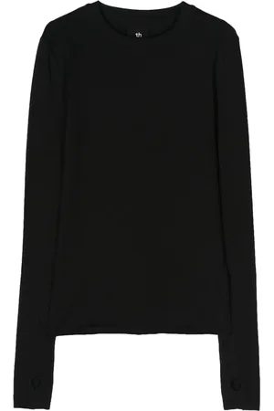 THOM KROM Playera de canalé de manga larga