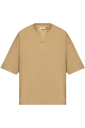 FEAR OF GOD Playera con hombros caídos y cuello en V