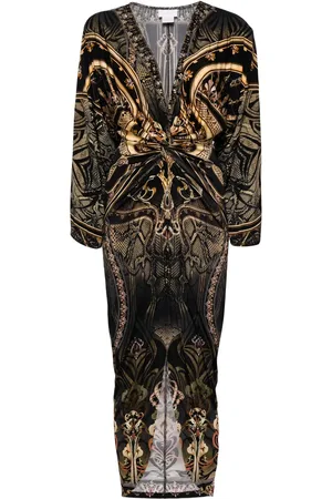 Camilla Vestido con estampado de gráfico