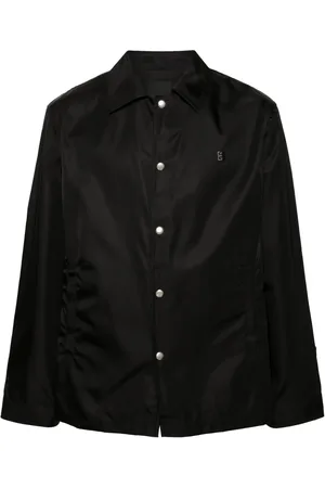 Givenchy Camisa de tejido técnico y placa del logo