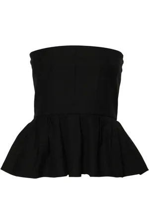 Maje Top con dobladillo peplum