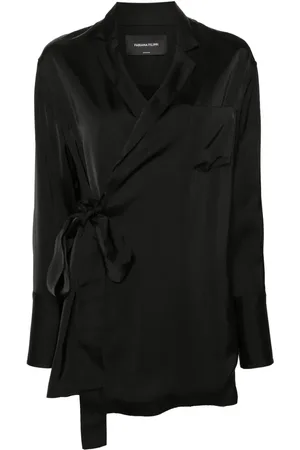 Fabiana Filippi Blazer con diseño abierto