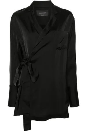 Fabiana Filippi Blazer con diseño abierto