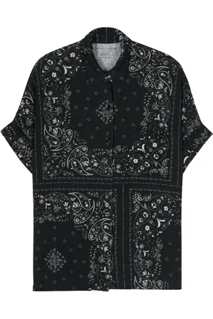 Majestic Camisa con estampado de cachemira
