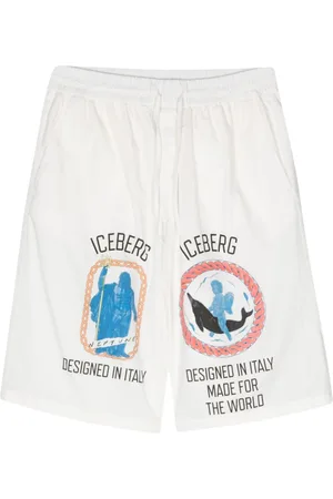 Iceberg Shorts con estampado Roma