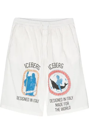 Iceberg Shorts con estampado Roma