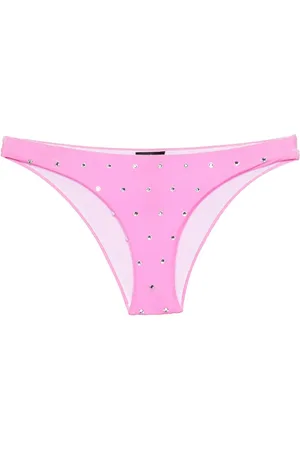 Dsquared2 Bikini bottom con detalles de cristal