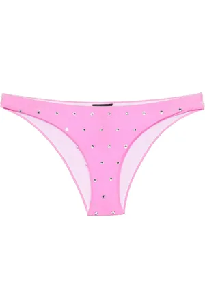 Dsquared2 Bikini bottom con detalles de cristal