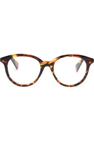Kenzo Lentes con armazón redonda estilo carey