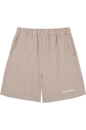 Sporty & Rich Shorts con logo bordado