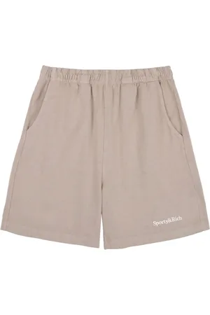 Sporty & Rich Shorts con logo bordado