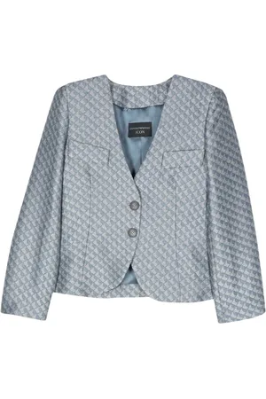 Emporio Armani Blazer con motivo en jacquard