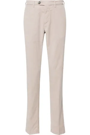 CANALI Pantalones chinos con tiro medio