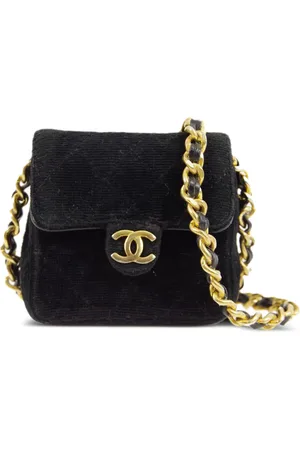 CHANEL Bolsa de hombro Classic Flap micro 1990-2000