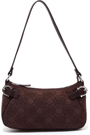 Salvatore Ferragamo Bolsa de hombro con estampado Gancini