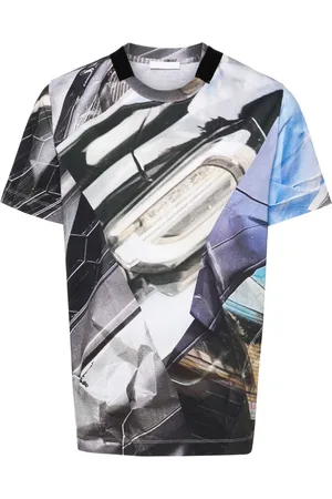 Helmut Lang Playera con estampado abstracto