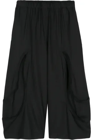 Comme des Garçons Pantalones capri con detalle de costuras