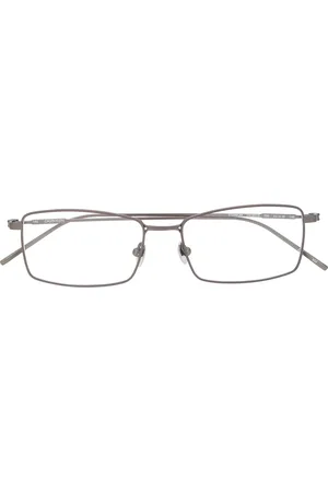 Calvin Klein Lentes con armazón rectangular y logo