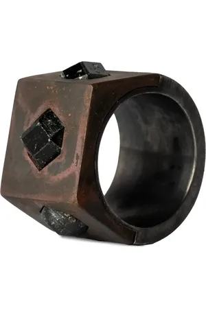 PARTS OF FOUR Anillo Sistema con detalle de gemas
