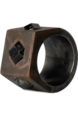 PARTS OF FOUR Anillo Sistema con detalle de gemas