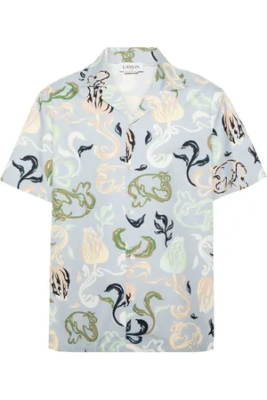 Lanvin Camisa con estampado abstracto