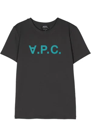 A.P.C. Playera con logo estampado