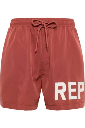 Represent Shorts de playa con logo estampado