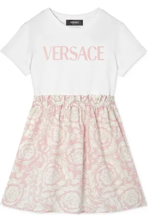 VERSACE Vestido con paneles y estampado Barroco