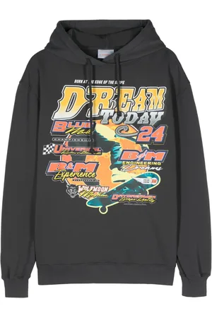 Bluemarble Hoodie con estampado gráfico