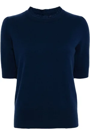 N.PEAL Playera con ribete de volantes