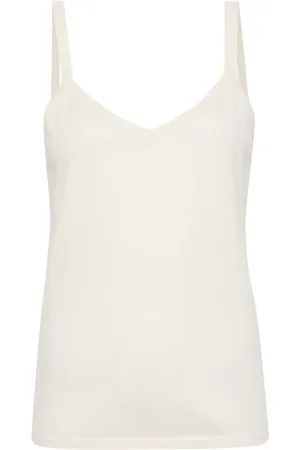 N.PEAL Top sin mangas con cuello en V