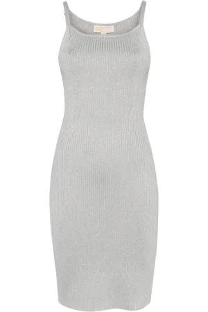 Michael Kors Vestido tejido con hilos metalizados