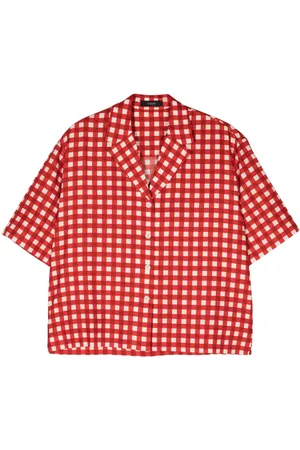 Joseph Camisa con motivo de cuadros gingham