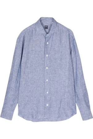 FEDELI Camisa con rayas estampadas