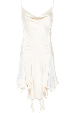 Y / PROJECT Vestido corta con efecto satinado