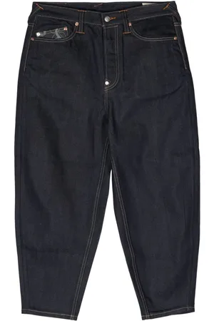 Evisu Jeans tapered con logo bordado