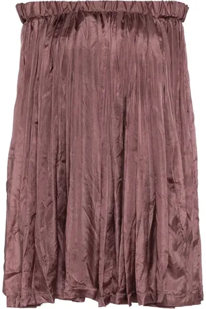 Rick Owens Vestido de seda plisado